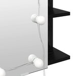 vidaXL Armoire Miroir Chêne noir 70 x 16 5 x 60 cm Bois d'ingénierie