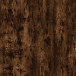 vidaXL Bureau Chêne fumé 100x49x75 cm Bois d'ingénierie