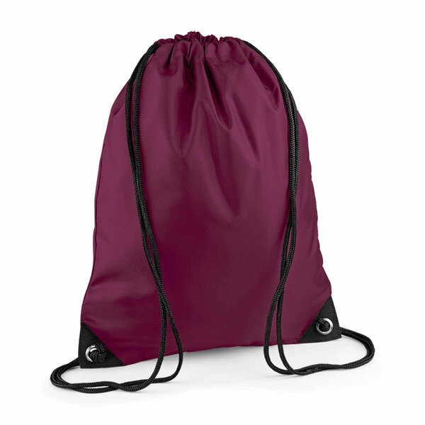 Sac à dos en toile à bretelles - BG10 - rouge bordeau
