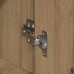 vidaXL Buffet chêne artisanal 60 x 31 x 84 cm Bois d'ingénierie