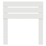 vidaXL Tête de lit avec tête de lit Blanc 80 cm Bois d'ingénierie