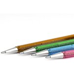 Roller encre gel métallique Dual Metallic  Vert clair + Bleu/Rouge métallique PENTEL