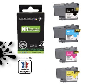 LC3237 - Pack de 4 Cartouches D'encre Noir/Cyan/Magenta/ Jaune - Grande capacité