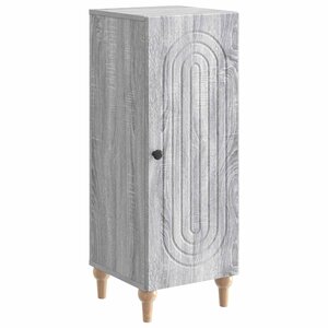 vidaXL Buffet Sonoma gris 33 x 34 5 x 90 cm Bois d'ingénierie