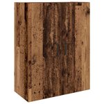 vidaXL Haut Armoire 2 Pièces Bois ancien Bois d'ingénierie