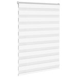 vidaXL Store zèbre blanc 100x100 cm largeur du tissu 95 9cm polyester