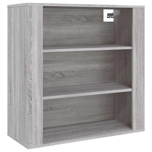 vidaXL Armoire murale Sonoma gris 80x33x80 cm Bois d'ingénierie