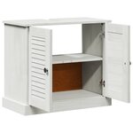 vidaXL Cabinet de Lavabo "VIGO" avec Portes 67 5x34x59 cm en Bois Massif de Pin