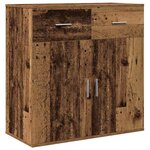 vidaXL Buffet Bois ancien 79 x 38 x 80 cm Bois d'ingénierie