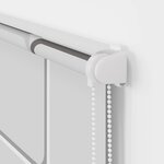 vidaXL Store enrouleur de douche avec cassette largeur du tissu 136 cm