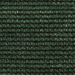 vidaXL Voile d'ombrage 160 g/m² Vert foncé 3x6 m PEHD