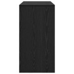 vidaXL Bureau Chêne noir 100 x 40 x 76 cm Bois d'ingénierie