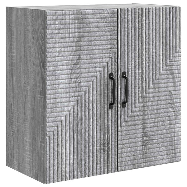 vidaXL Armoire Murale Sonoma gris 59 x 31 x 60 cm Bois d'ingénierie
