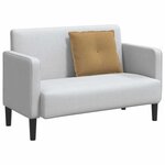 vidaXL Coussin de Dos Marron 60 x 50 cm Tissu en velours côtelé