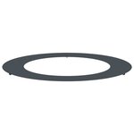 vidaXL Anneau d'arbre plat Anthracite Ø60 / 90 cm Acier