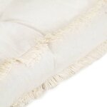 vidaXL Coussin de canapé palette Beige 120x40x7 cm