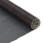 vidaXL Tapis rectangulaire marron foncé 60x300 cm bambou