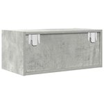 vidaXL Meubles TV 2 Pièces gris béton 60x31x25 5 cm bois d'ingénierie