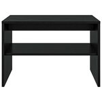 vidaXL Table basse Chêne noir 60 x 50 x 40 cm Bois d'ingénierie