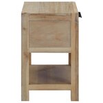 vidaXL Table de chevet avec tiroir 40x30x48 cm Bois d'acacia solide