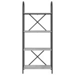 vidaXL Étagère Sonoma gris 60 x 30 x 146 cm Bois d'ingénierie