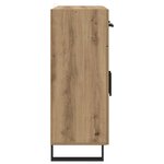 vidaXL Buffet Chêne artisanal 69 5 x 34 x 90 cm Bois d'ingénierie