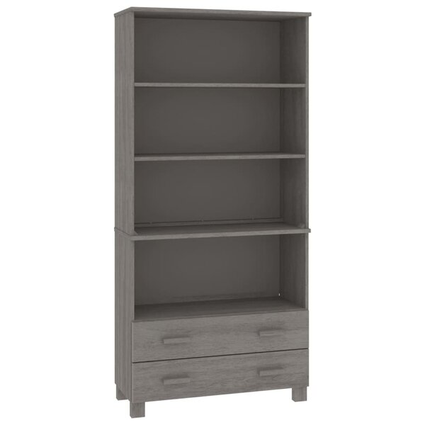 vidaXL Buffet HAMAR Bois massif de pin Gris clair