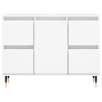 vidaXL Armoire de salle de bain blanc 80x33x60 cm bois d'ingénierie