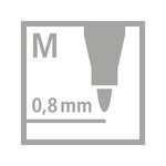 STABILO Pochette x 15 stylos-feutres pointMax