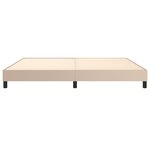 vidaXL Cadre de lit sans matelas cappuccino 200x200 cm similicuir