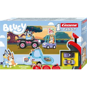 CARRERA 20063055 - First Circuit de voiture Bluey & Bingo - Lets Go