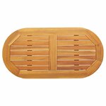 vidaXL Plateau de table Marron 90 x 45 x 2 cm Bois d'acacia massif