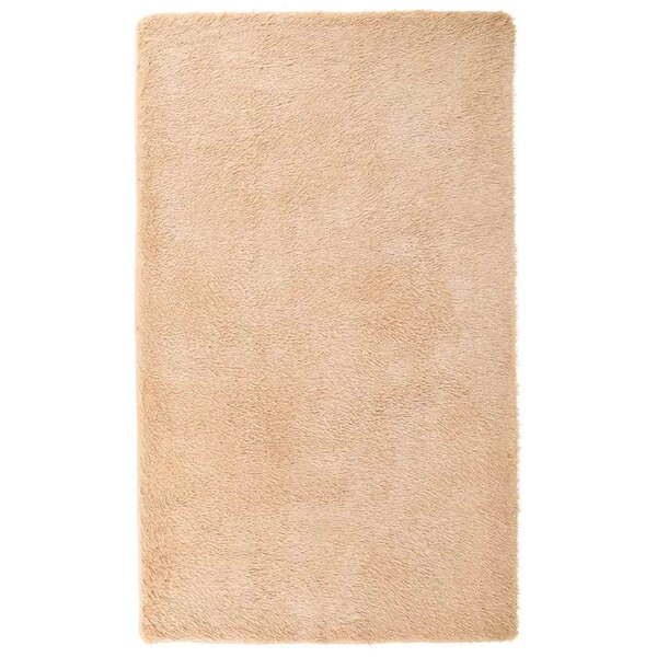 vidaXL Tapis Shaggy à poils longs NAVARRA beige 60x100 cm polyester