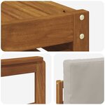 vidaXL Ensemble de canapés d'extérieur 7 pc Gris Naturel et Clair