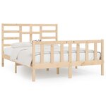 vidaXL Cadre de lit Bois de pin massif 120x200 cm