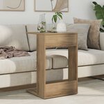 vidaXL Table d'appoint Chêne artisanal 40 x 38 x 62 5 cm