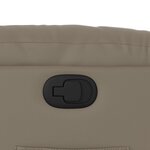 vidaXL Fauteuil inclinable Cappuccino Similicuir