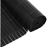 Canisse PVC double face 1 x 3 m - 1600 g/ m² - Occultant 4/5 anti-UV - Anthracite