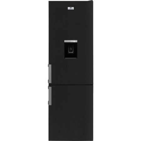 Réfrigérateur congélateur bas continental edison - 268l - froid statique - poignées inox - inox noir