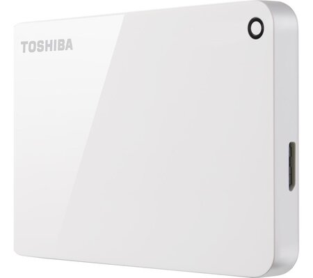 Disque Dur Externe Toshiba Canvio Advance 1To (1000Go) USB 3.0 - 2,5  (Blanc) - La Poste