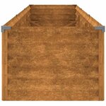 vidaXL Jardinière surélevée 291 x 50 x 36 cm Acier Corten