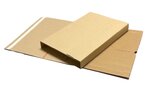 Lot de 25 etuis postal carton, emballage boîte plate - 24 x 18 x 5 cm (hauteur variable)