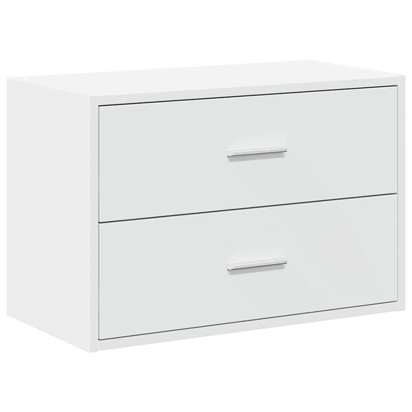 vidaXL Armoire avec 2 tiroirs blanc 60x31x40 cm bois d'ingénierie