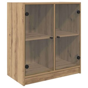 vidaXL Meuble d'appoint Chêne artisanal 68 x 37 x 75 5 cm