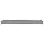 vidaXL Coussins de Palette pour Banc 2 Pièces Gris 200x40x8 cm Tissu Oxford