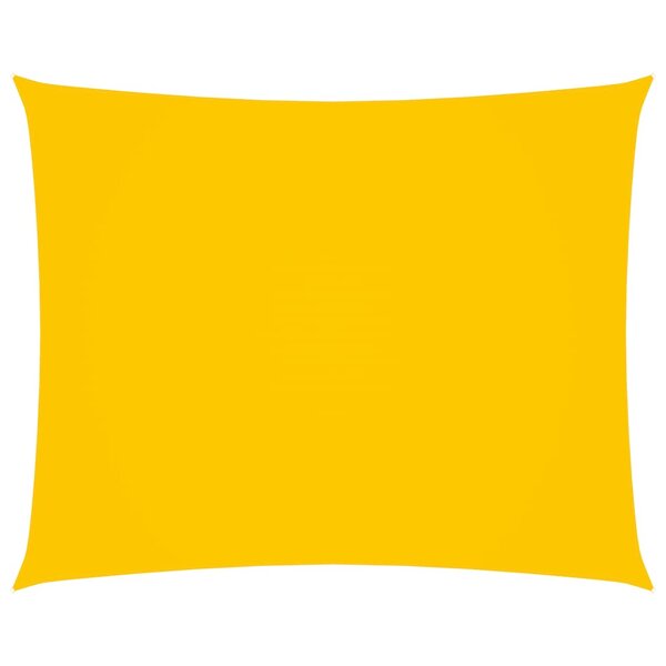 vidaXL Voile de parasol Tissu Oxford rectangulaire 2 5x3 m Jaune