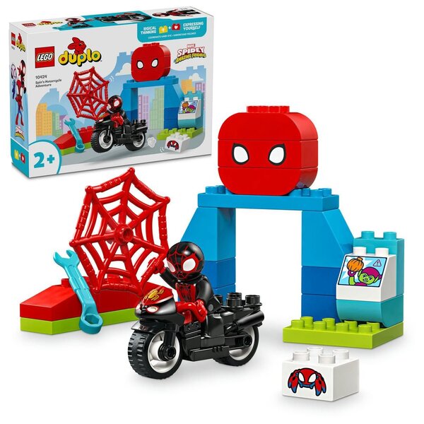 LEGO DUPLO 10424 — L'aventure en moto de Spin (dès 2 ans)