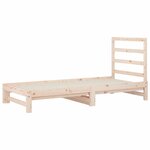 vidaXL Lit coulissant 2x(90x190) cm Bois de pin massif