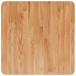 vidaXL Dessus de table carré Marron clair50x50x1 5cm Bois chêne traité