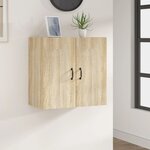 vidaXL Armoire murale Chêne sonoma 60x31x60 cm Bois d'ingénierie